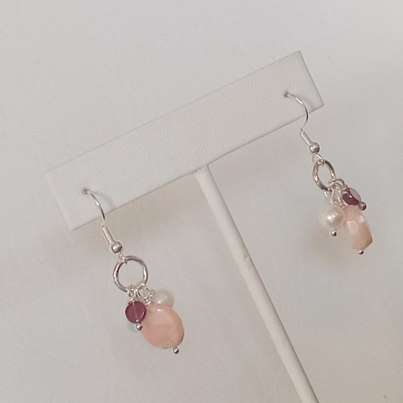 Multi-Gemstone "Fiesta" Earrings - Picture 8 of 11